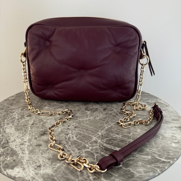 Maison Margiela Glam Slam Box Crossbody/Shoulder/Clutch in Bordeaux - Picture 3 of 13